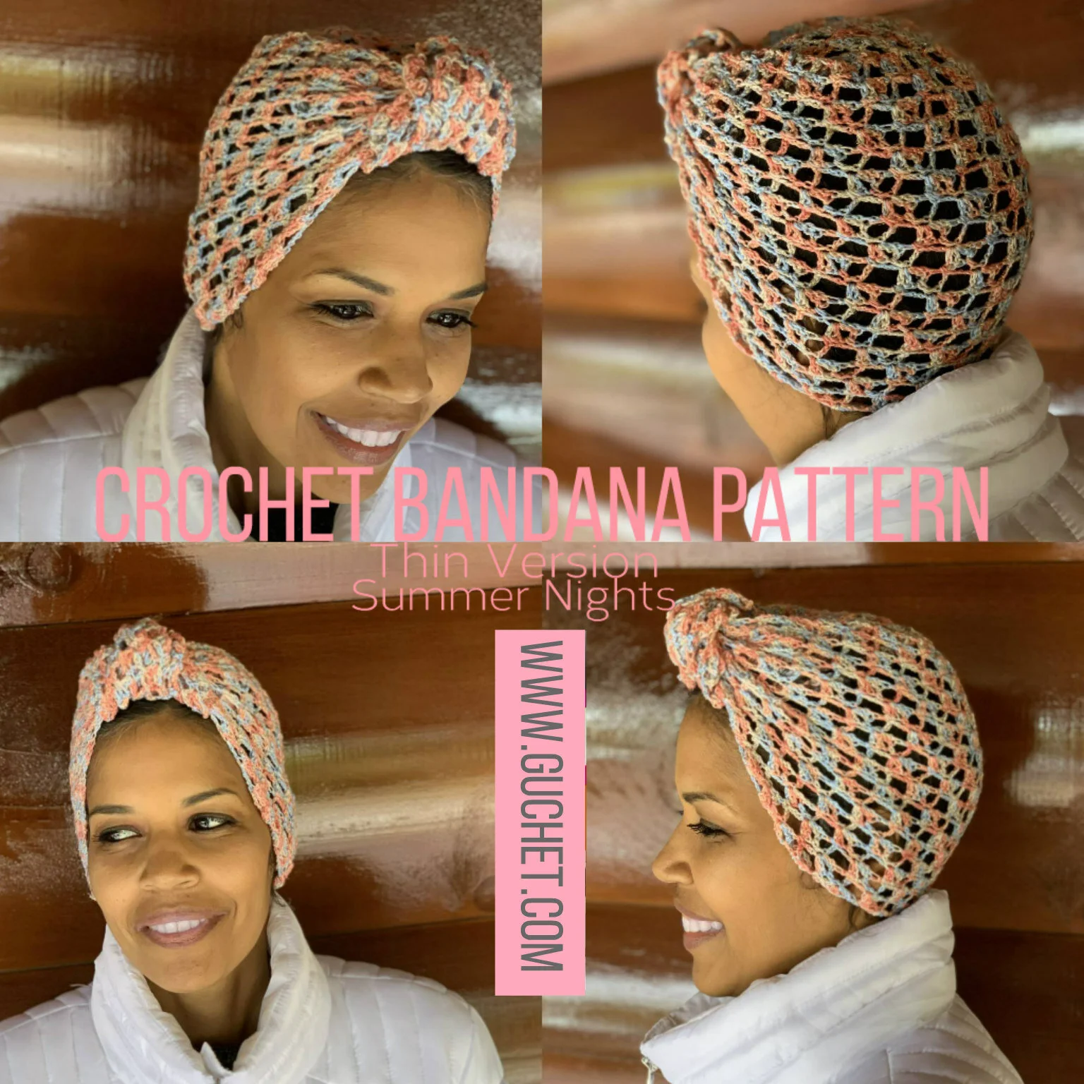 CROCHET BANDANA PATTERN COLLECTION (INCLUDES 3 VERSIONS) — GuChet.com